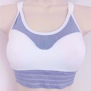 Gym wear sports bra, white and gray women’s size small by Pro-Fit…